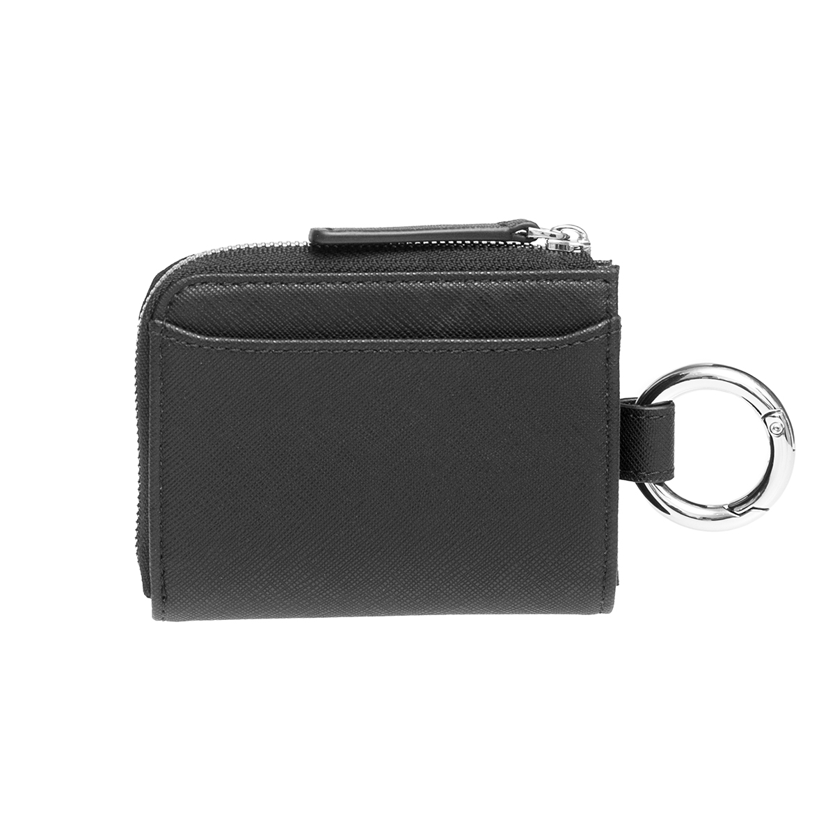 Portacarte uomo Emporio Armani con placca logo Nero